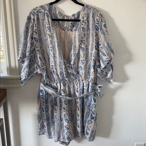Free People kimono sleeve romper